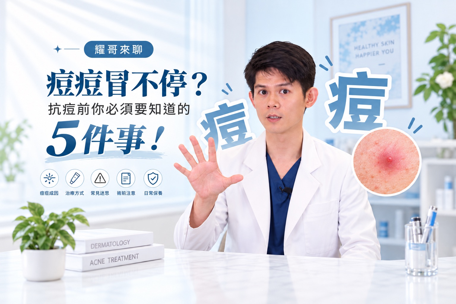 【耀哥來聊】 痘痘冒不停？抗痘前你必須要知道的5件事！
